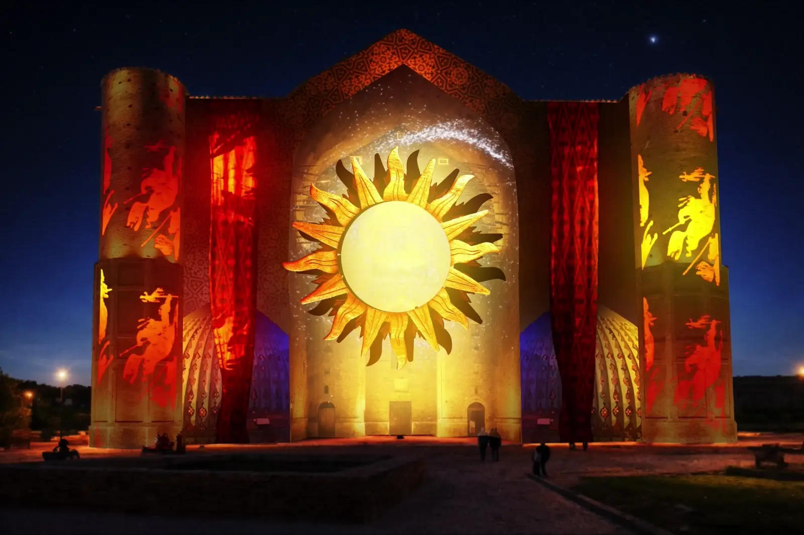 Video Mapping in Turkestan — 2